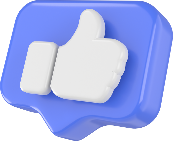 3D like icon. 3D element.